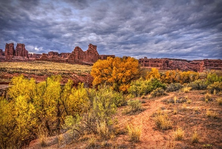 Overcast Day in Arches