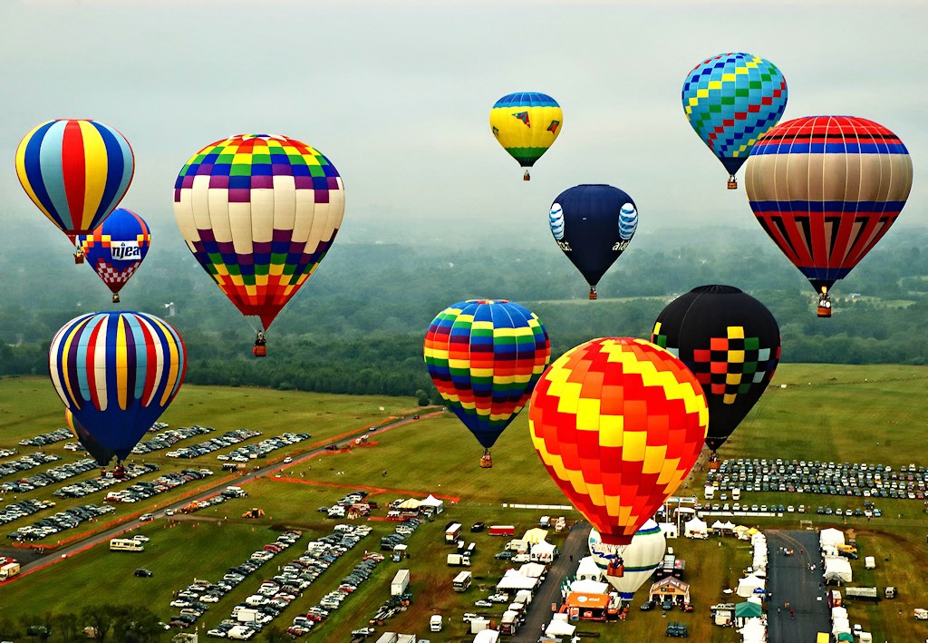 Balloon Race - Competitor's Eye View