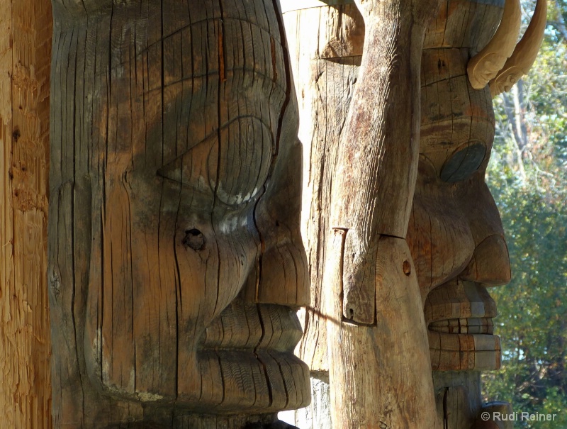 Faces in wood
