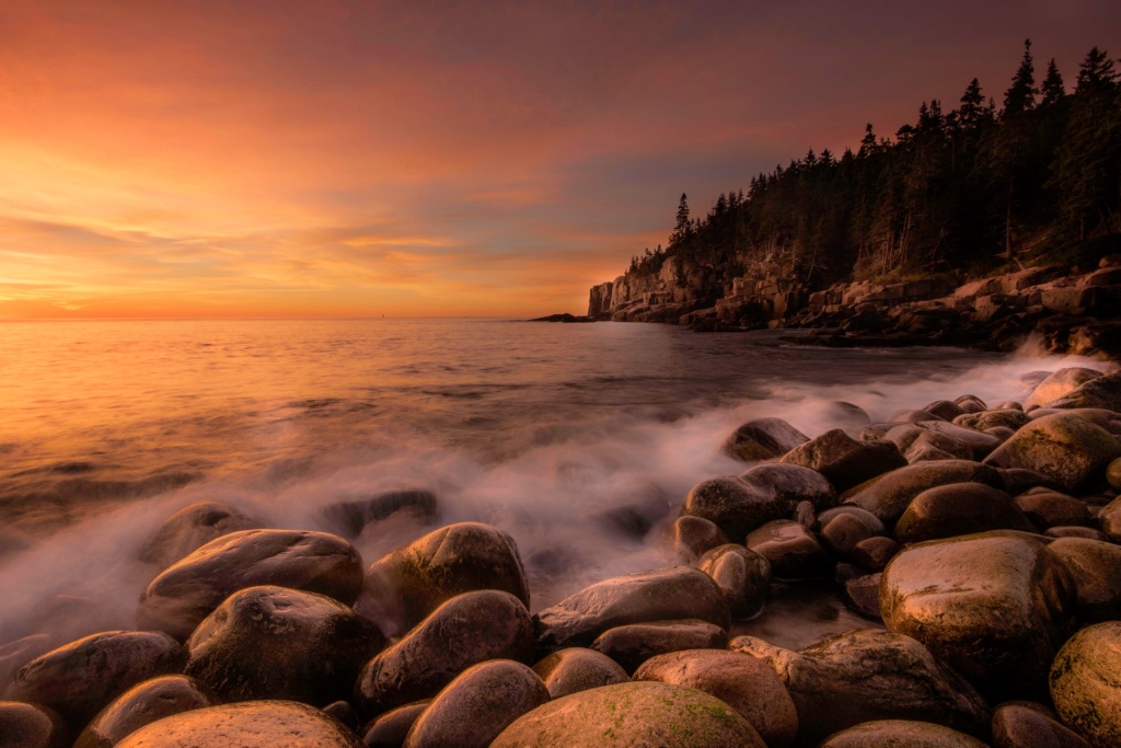 Otter Cliffs at Dawn