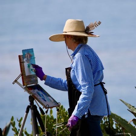 Artiste in Blue