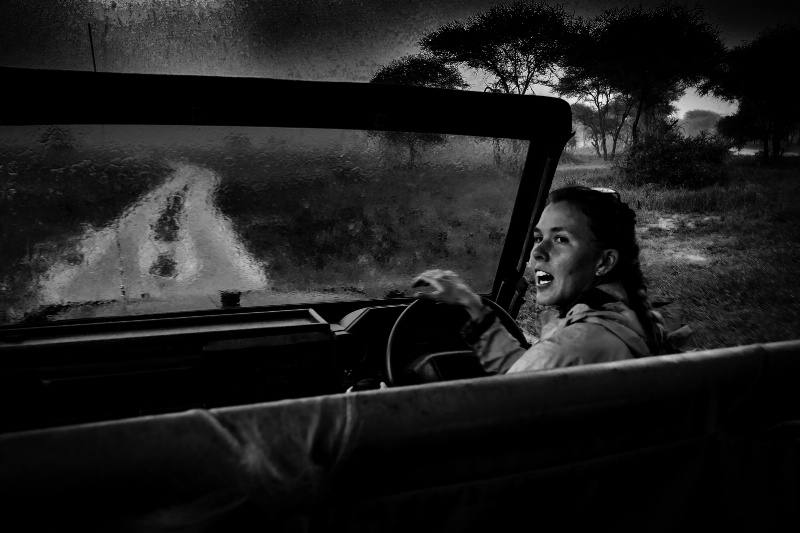 Driving in the rain, Tanzania