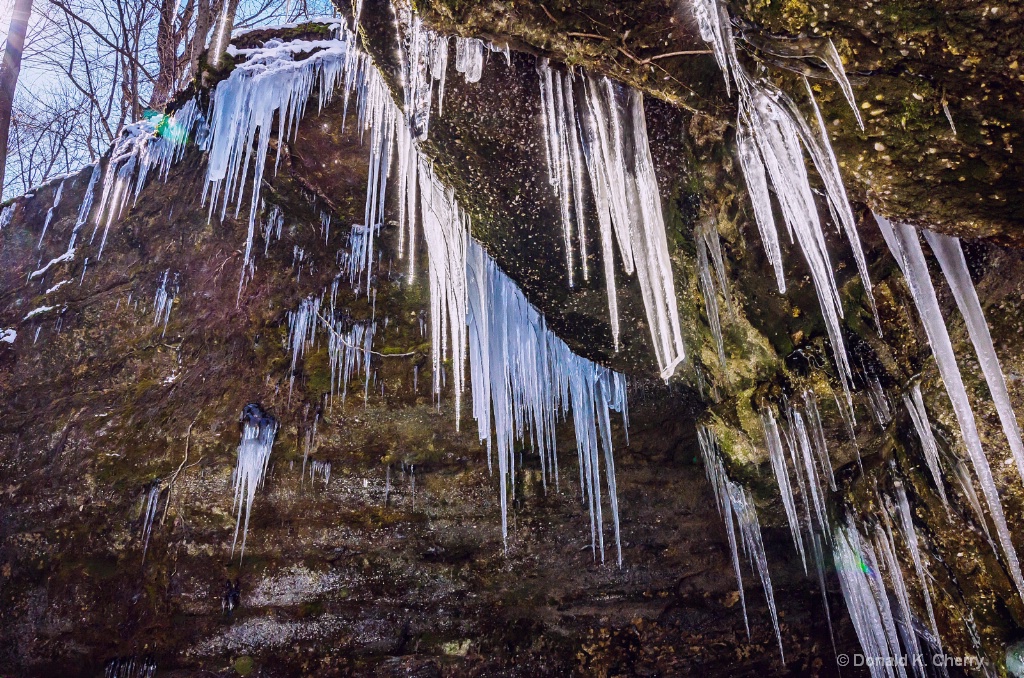 Icicles on the Rocks