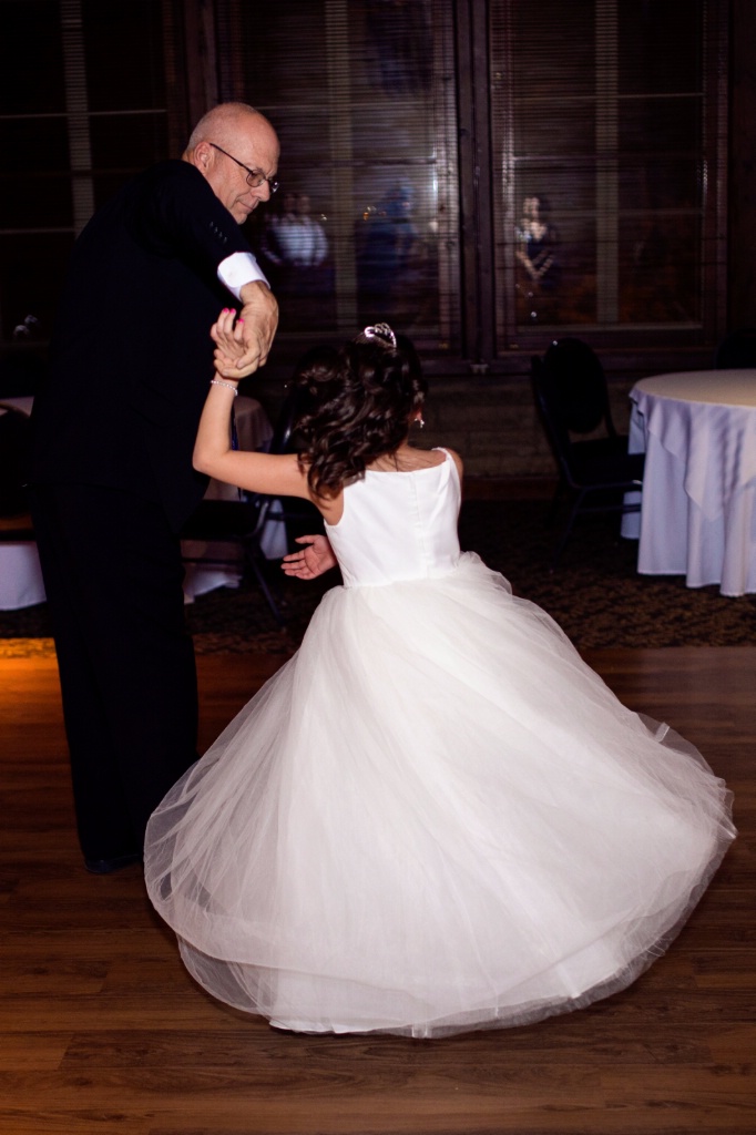 Dance with her grandpa
