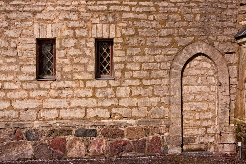Two Windows And A Blocked Doorway