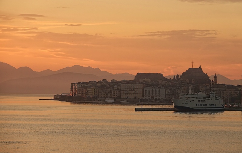Sunrise On Corfu, Greece