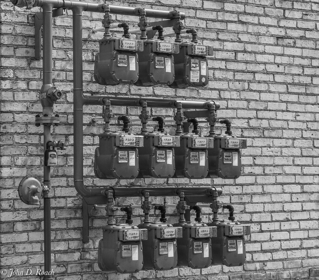 The Gas Meters - ID: 15353433 © John D. Roach