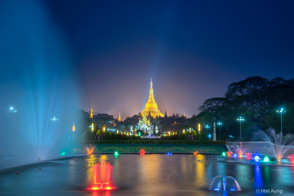 Shwedagon View from Peoples Park