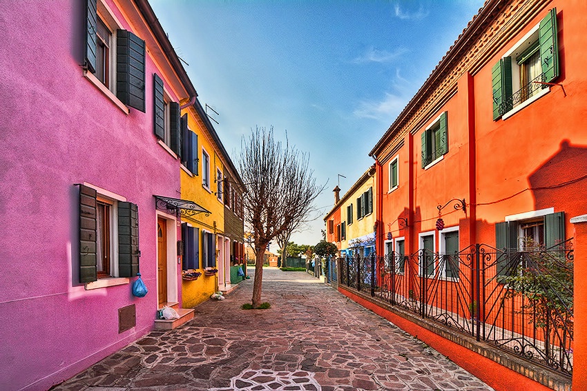 A street in Burano