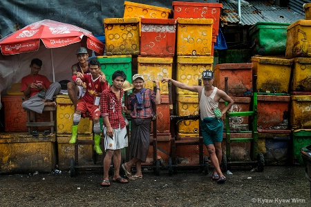 The Group of Men from Yangon