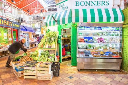 In the Covered Market, Oxford