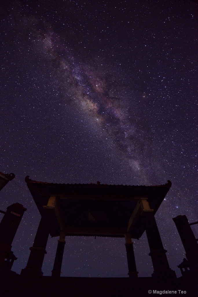 Milky Way above the Pavilion at Bromo, Indonesia - ID: 15362023 © Magdalene Teo