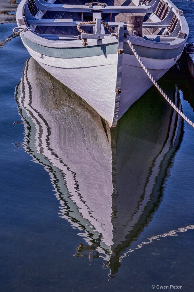 Boat reflection