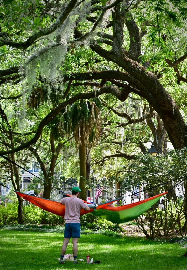 Hammock time at the park