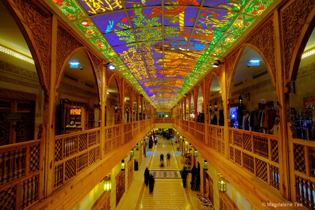 Beautiful Wafi Mall in Dubai  - ID: 15364373 © Magdalene Teo