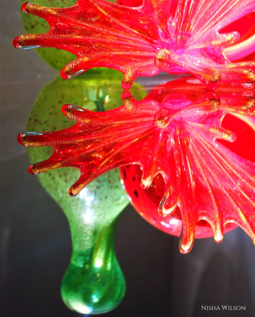 Glass Blooms and Vases