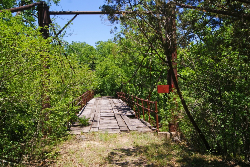 ---------"The Old Suspension Bridge"------