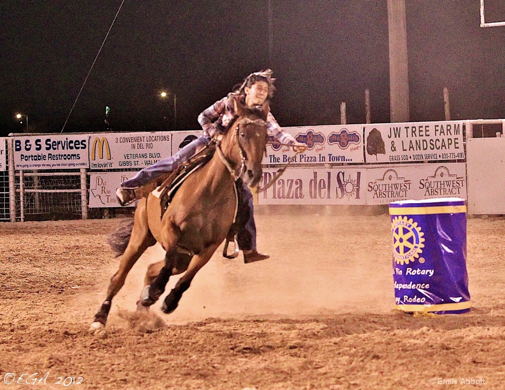 Lady's Barrel Racing