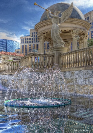 A Fountain On The Vegas Strip