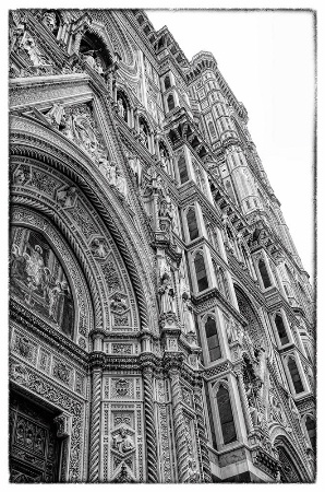 Doors of Santa Maria Del Fiore BW