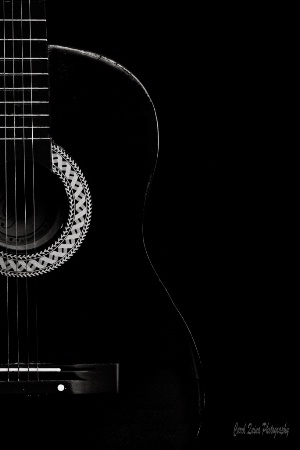 Guitar in Black & White 🎶