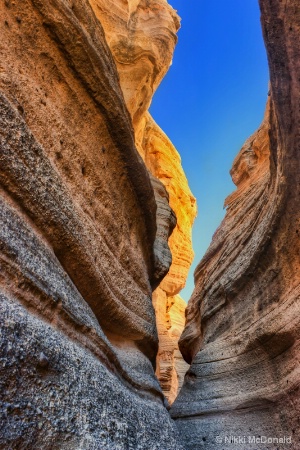 Slot Canyon at Tent Rocks