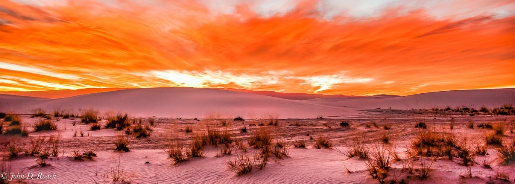 White Sands National Monument at Dawn - ID: 15389764 © John D. Roach