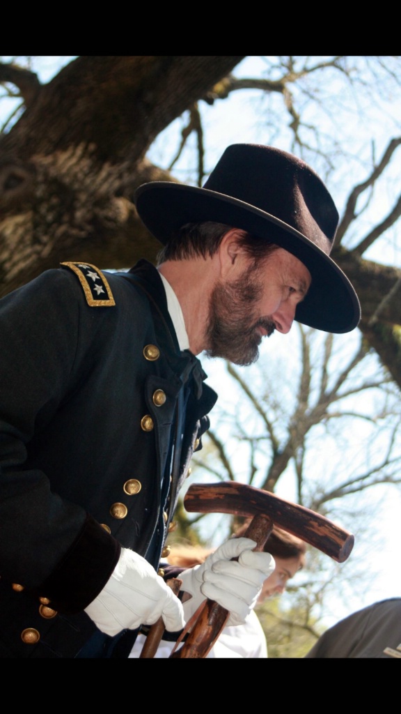 Curt Fields portrays General Ulysses S. Grant