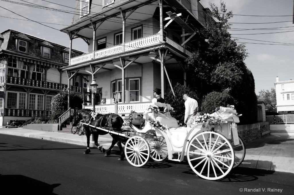 Cape May Wedding Limo BW 