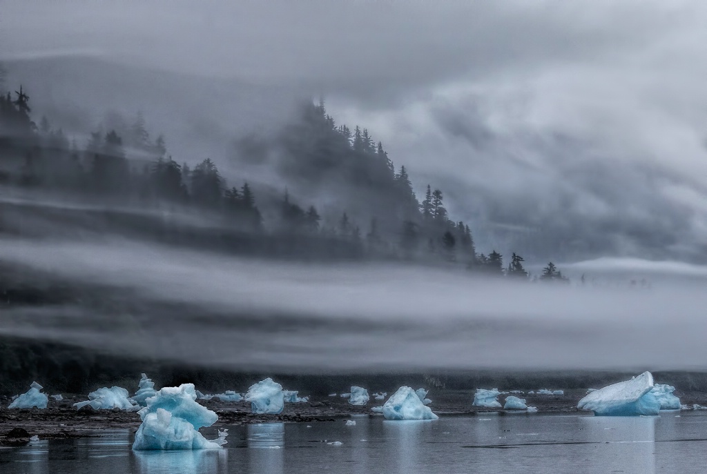 Grounded Glacial Ice   