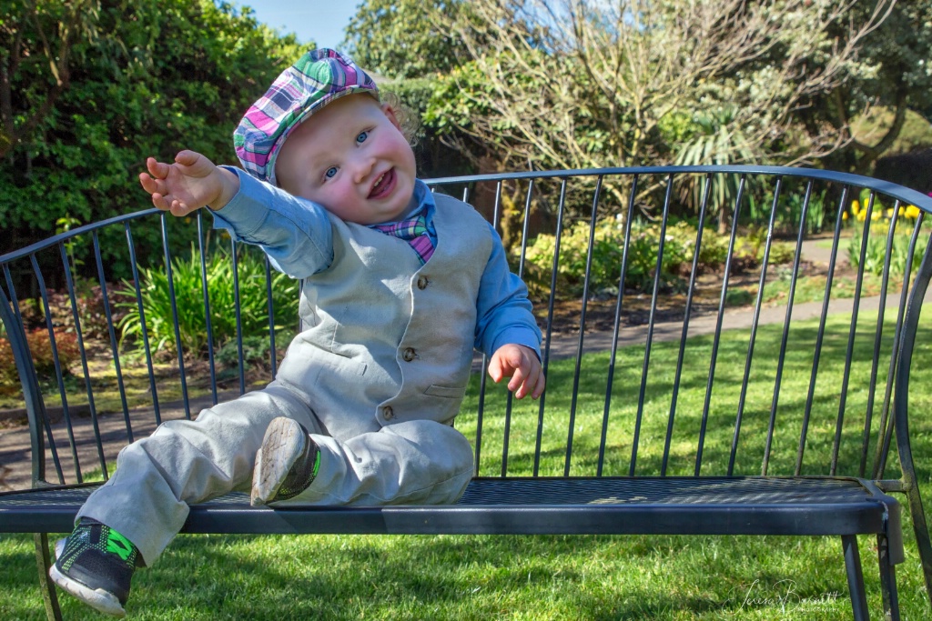 Ollie in the Garden