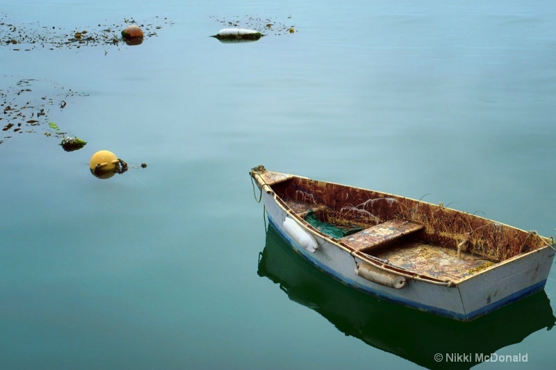 Solitary Rowboat