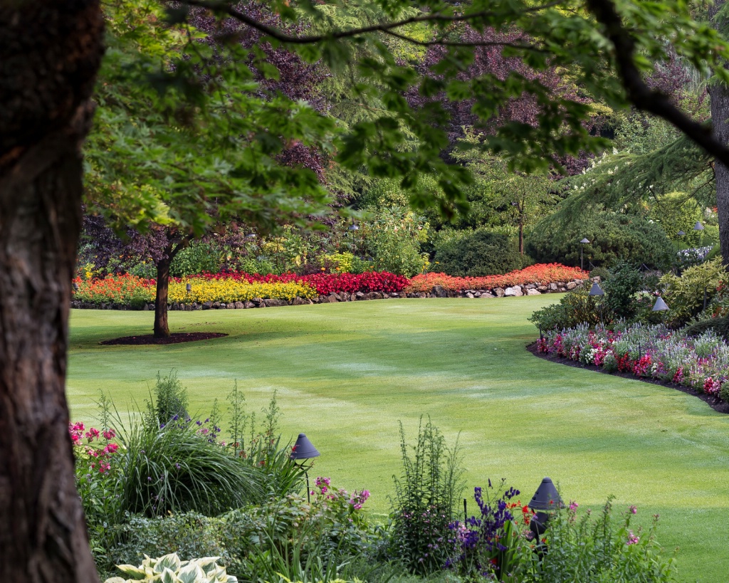 Groomed Butchart Gardens BC