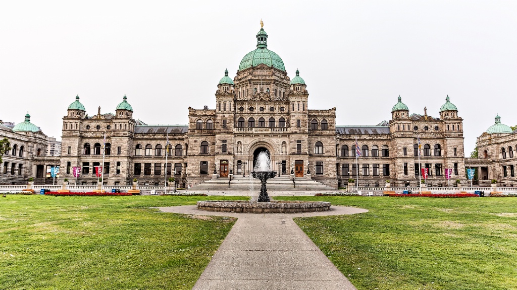 Victoria BC Government Building 5AM