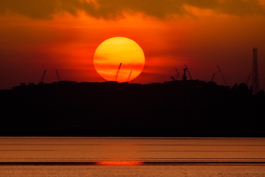 Sunrise at  border