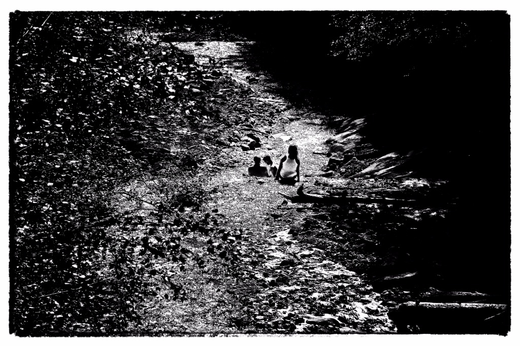 Swimming in the river
