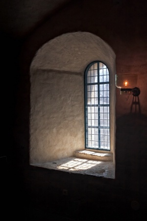Window And Lantern At The Turku Castle