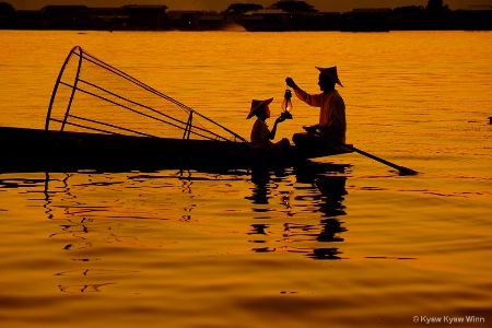 Father & Son from Inle Lake