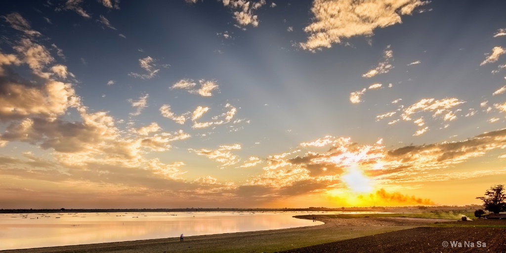 Gazing heavenly light