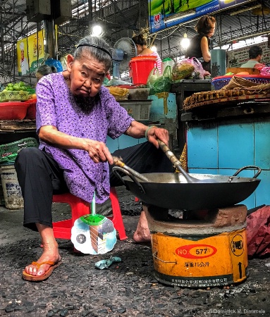 ~ ~ THE LADY AND HER WOK ~ ~ 