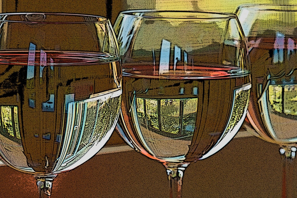 Wine Glasses #1 - ID: 15446111 © Sandra M. Shenk