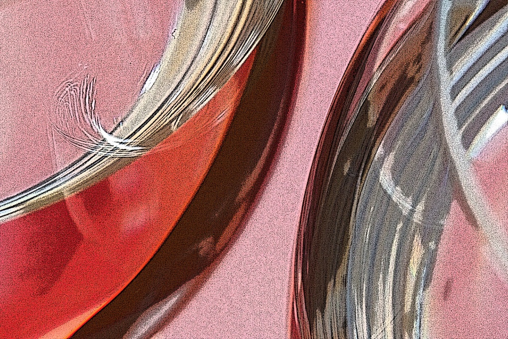 Wine Glass Abstract #1 - ID: 15446112 © Sandra M. Shenk