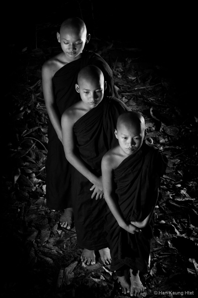 Myanmar novices