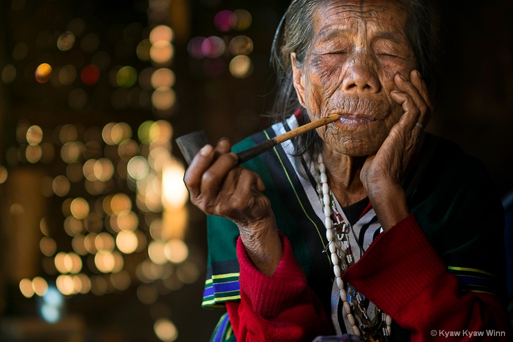 Chin woman from Myanmar