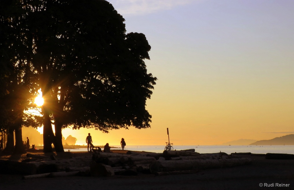 End of the day, Vancouver BC