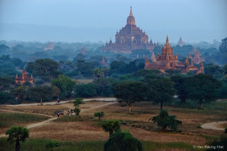 Morning in Bagan.
