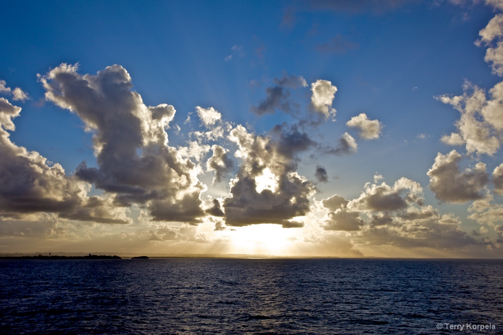 Caribbean Sunset - ID: 15450755 © Terry Korpela
