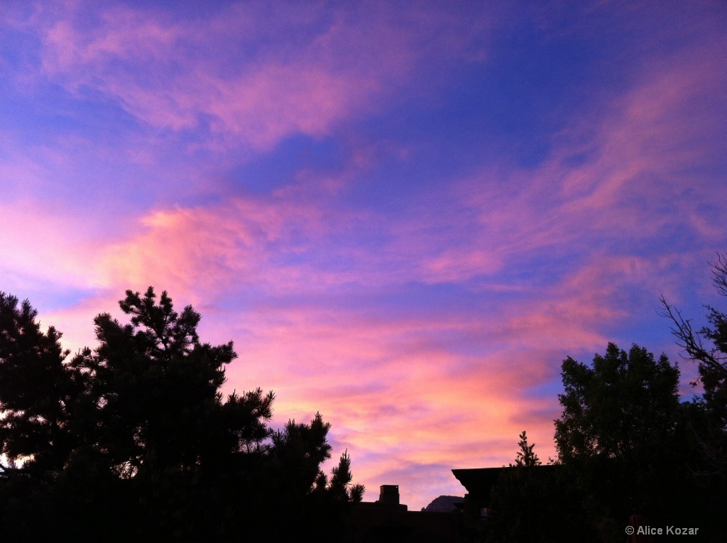Pastel Arizona Sunset