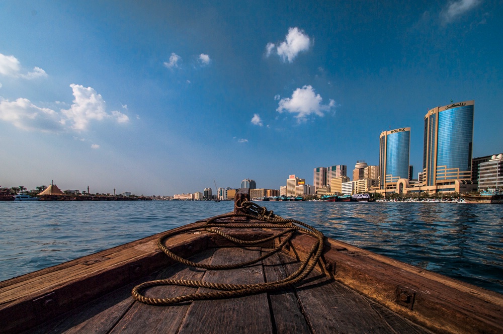 Dubai View from the River 