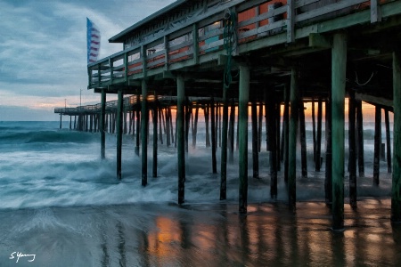 Under the Avalon Pier; Kill Devil Hills, NC